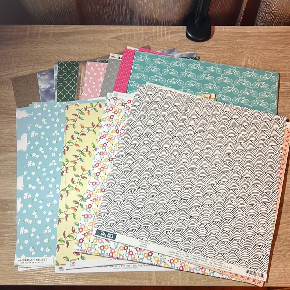 Scrapbook paper ( American craft and others)